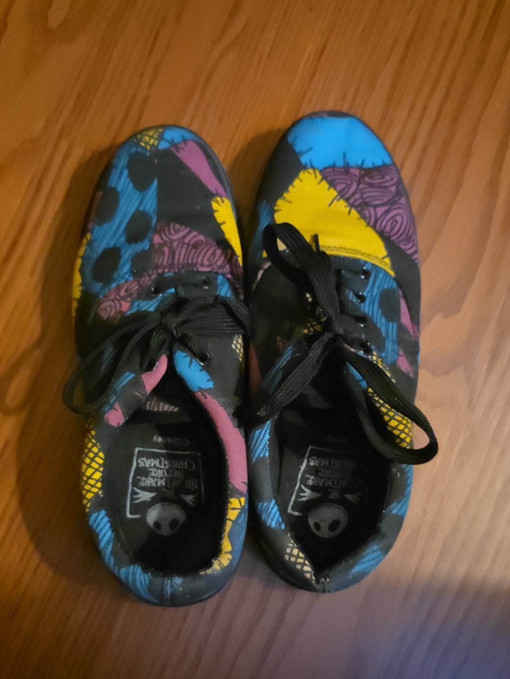 A Nightmare Before Christmas "Sally" Multi-Color Patchwork Women's Sneakers